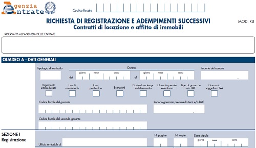 Contratti Di Locazione E Affitto Di Immobili Il Modello Rli